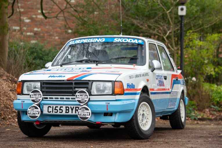 Skoda, Estelle, Skoda 130 LR, Skoda Estelle 130 LR, rally car, Group B, race car, car and classic, car and classic auctions, carandclassic.co.uk, motoring, automotive, '80s car, auction, motoring, automotive, classic, retro, rallying, classic Skoda rally car