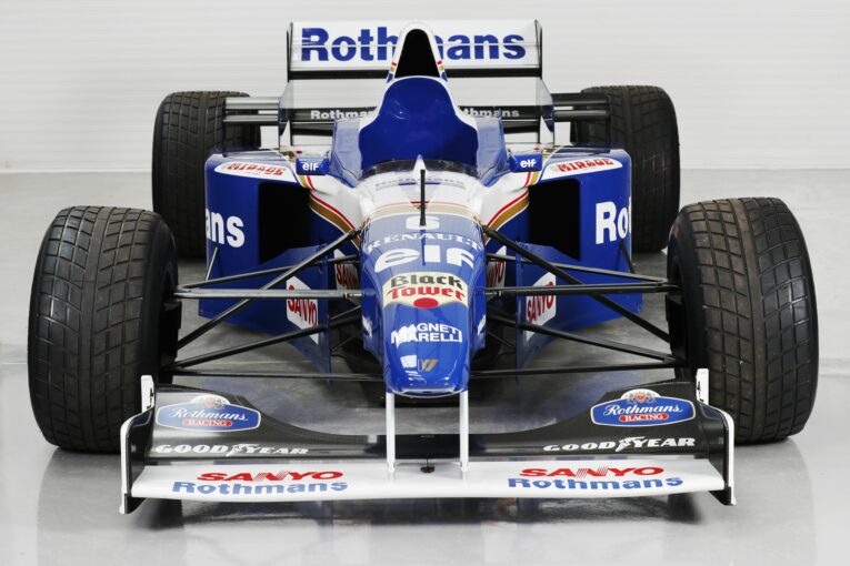 Formula 1, F1, Formula One, F1 car, Formula One car, racecar, sports car, classic car, motoring, automotive, car and classic, carandclassic.co.uk, Williams, FW18, Williams F1 car, Williams FW18, V10, Jacques Villeneuve, track car, Formula One car for sale, F1 car for sale, classic F1 car for sale, motorsport