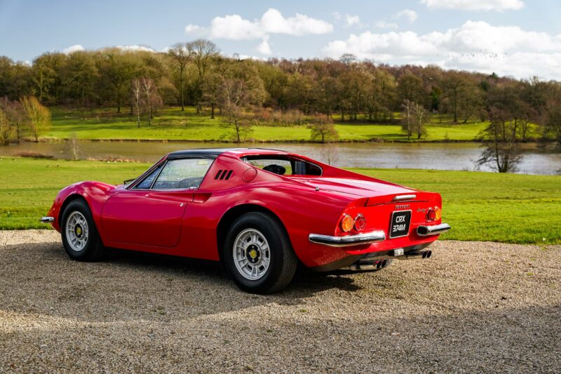 Ferrari, Dino, Pininfarina, Ferrari 246 Dino GTS, Ferrari 246 GTS, Ferrari Dino, classic Ferrari for sale, Peter Grant, Led Zeppelin, famous Ferrari, famous car for sale, rare, classic car, retro car, Italian car, motoring, automotive, car and classic, carandclassic.com, car and classic auctions, V6, '70s car, unique, Peter Grant's Ferrari