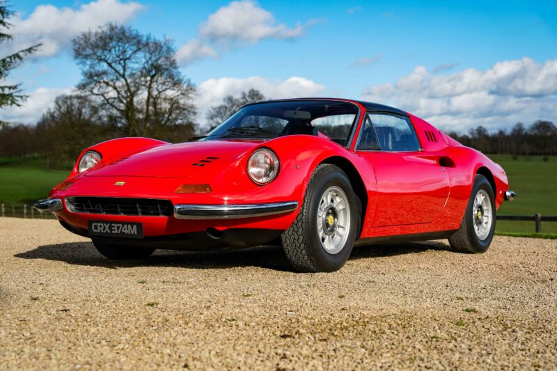 Ferrari, Dino, Pininfarina, Ferrari 246 Dino GTS, Ferrari 246 GTS, Ferrari Dino, classic Ferrari for sale, Peter Grant, Led Zeppelin, famous Ferrari, famous car for sale, rare, classic car, retro car, Italian car, motoring, automotive, car and classic, carandclassic.com, car and classic auctions, V6, '70s car, unique, Peter Grant's Ferrari