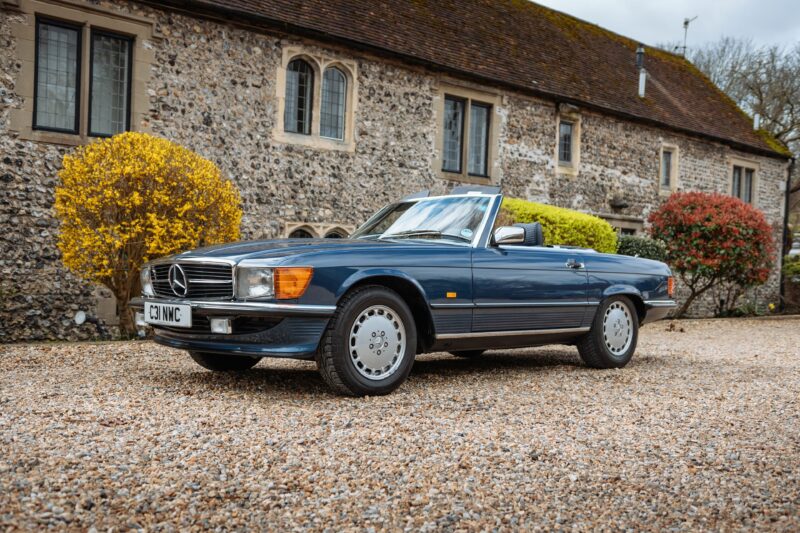 Mercedes, 420 SL, SL, Mercedes 420SL, R107, Mercedes R107, Mercedes-Benz, car and classic, car and classic auctions, carandclassic.co.uk, carandclassic.com, Alan Sugar, famous car, famous owner, motoring, automotive, '80s car, auction, German car, motoring, automotive, classic, retro, roadster, classic Mercedes for sale, classic Mercedes SL for sale