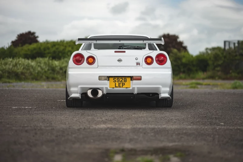 Nissan, Skyline, R34 GT-R, Nissan Skyline R34 GT-R, GTR, classic Nissan for sale, rare, Nismo, GT-R V-Spec, classic car, retro car, Japanese car, motoring, automotive, car and classic, carandclassic.com, car and classic auctions, JDM, unique, Nissan Skyline for sale, GTR for sale, modified car, modern classic, tuned car, Godzilla, turbo