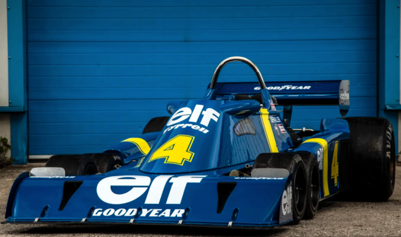 classic car, motoring, automotive, car and classic, carandclassic.co.uk, carandclassic.com, F1 car, Formula One car, Tyrrell, P34, Tyrrell P34, '70s car, retro, race car, racing car, V8, six wheeler, six-wheeled car, classic F1 car for sale, classic racing car for sale, Speedmaster, Cosworth, FIA, motorsport