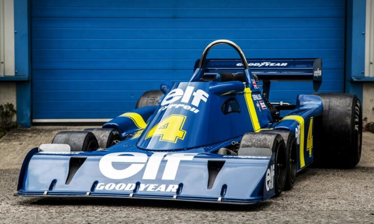 classic car, motoring, automotive, car and classic, carandclassic.co.uk, carandclassic.com, F1 car, Formula One car, Tyrrell, P34, Tyrrell P34, '70s car, retro, race car, racing car, V8, six wheeler, six-wheeled car, classic F1 car for sale, classic racing car for sale, Speedmaster, Cosworth, FIA, motorsport