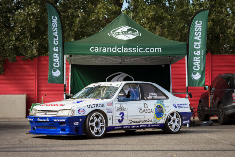 automotive, Car and Classic, carandclassic.co.uk, carandclassic.com, classic car, historic, historic rally, race car, racing car, touring car, heritage, motoring, retro car, classic car rally, motorsport, Italy, classic car event, historic racing, classic Italian rally, Peugeot Mi16, Super Tourismo, Minardi, Historic Minardi Day