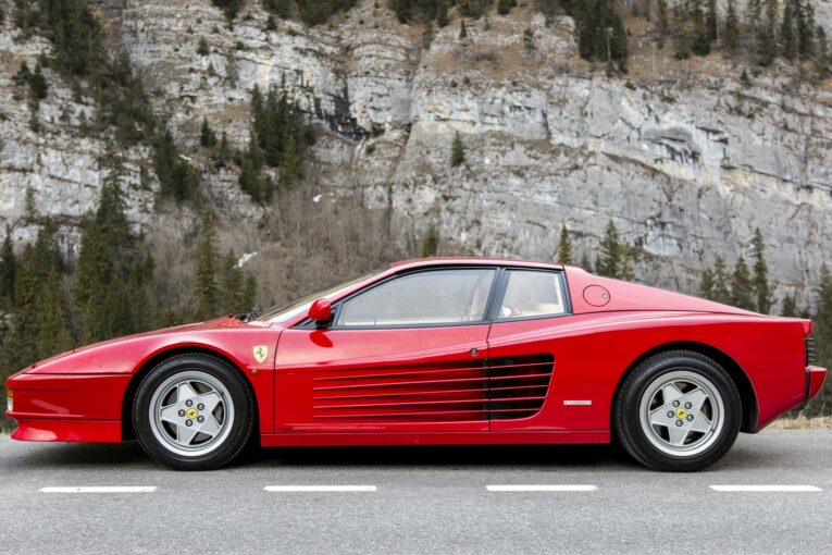 Ferrari, Testarossa, Ferrari Testarossa, Monospecchio, Monodado, flat-12, Italian car, supercar, sports car, motoring, automotive, classic car, retro car, car and classic, iconic car, carandclassic.co.uk, carandclassic.com, modern classic, classic Ferrari, classic Ferrari for sale, Ferrari Testarossa for sale, birthday, anniversary, Testarossa at 40, 40 years of Testarossa, Maranello, Pininfarina