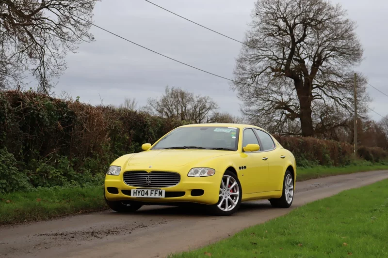 classic car, motoring, automotive, car and classic, carandclassic.co.uk, carandclassic.com, Maserati, Quattroporte, V, Saloon, retro, 2000s car, Italian car, classic Maserati for sale, Maserati Quattroporte for sale, modern classic, V8, Pininfarina, Maserati Quattroporte V, noughties classic