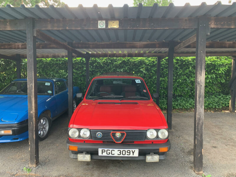 Alfa Romeo Alfasud Shelsley Walsh paddock