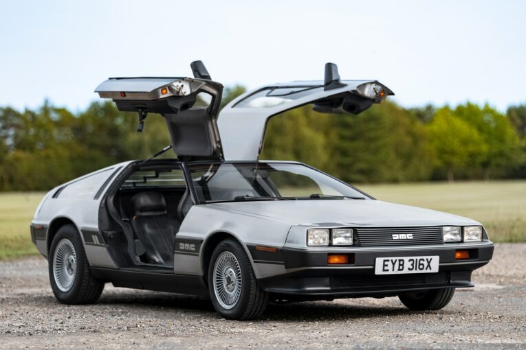 DeLorean DMC-12 with doors up