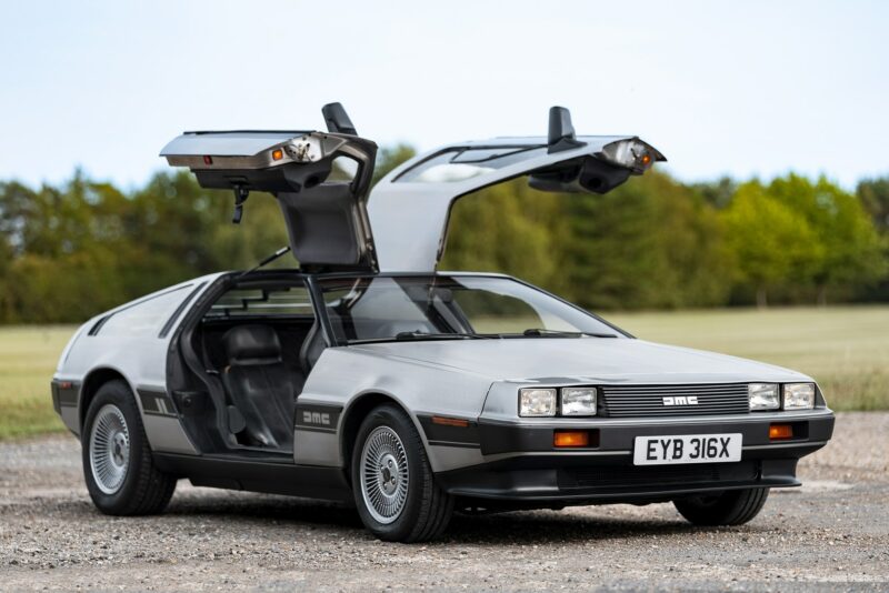DeLorean DMC-12 with doors up