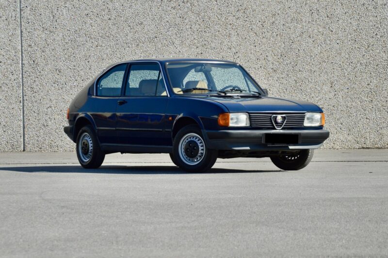 Blue Alfa Romeo Alfasud