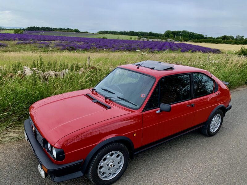 Alfa Romeo Alfasud in red