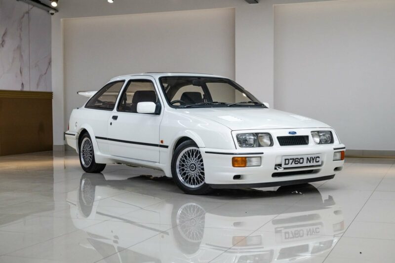 Ford Sierra RS Cosworth in white