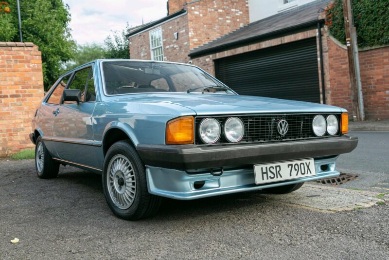 Blue VW Scirocco Storm Mk1