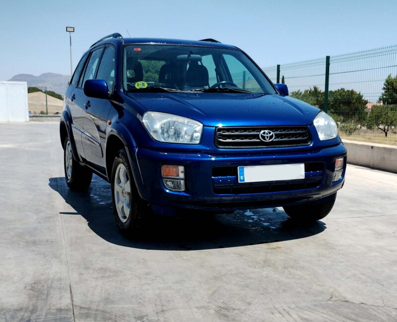 Blue Toyota RAV4