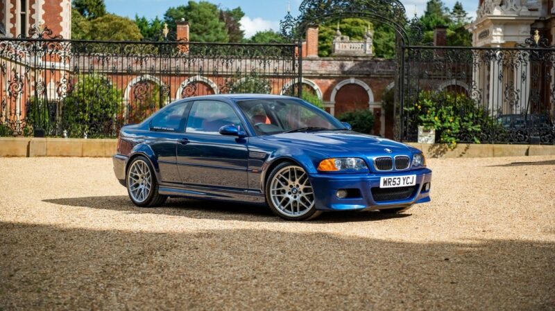 Blue BMW E46 M3