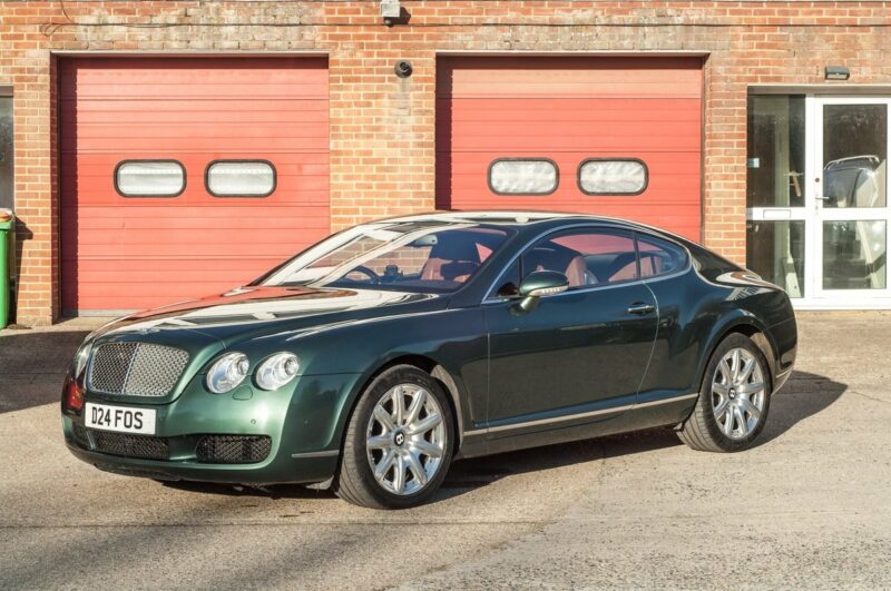 Green Bentley Continental GT