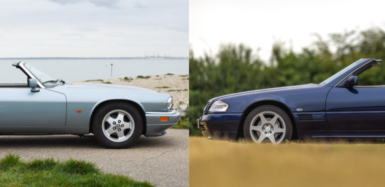 R129 SL vs Jaguar XJS